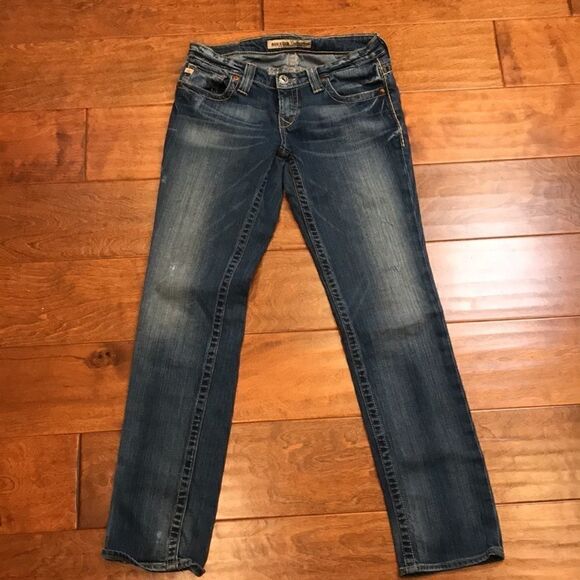 BigâStarâDistressed SkinnyâJeansâwithâContrastâStitching - Picture 4 of 16